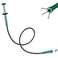 Flexible Grabber Tool, Magnetic 4-Claw Gripper (24", Green) - size: Green Magnetic