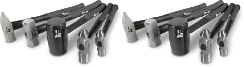 Titan 63125 5-Piece Hammer Set, Includes 16oz & 32oz Ball Pein, 32oz Sledge, 5pc Assorted Set (Pack of 2) - style: 5pc Assorted Set (Pack of 2)