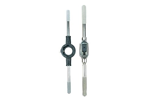 Century Drill & Tool 98904 Fractional Tap & Die Set, 24 Piece | external thread cutting, thread restoration - size: 24-Piece