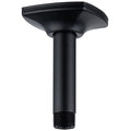 Shower Arm 4 Inches Ceiling Mount Replacement Rain Straight Arm Ceiling-Mounted For Fixed Shower Head & High Pressure Rain Matte Black,SW-91038-4MB. - color: R-angle Square Flange-4" Matte Black