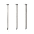 JEGONFRI 70PCS 2-1/2" Nickel Plated Flat Head Nails for Hanging, Wood Nails - color: Silver, size: 2-1/2 In , 70 Pcs