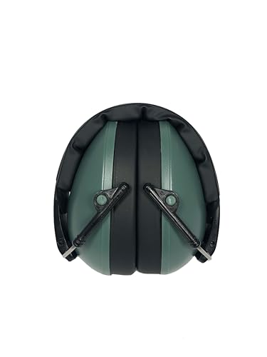 BANZ Kidz Earmuffs 2 Years & Older - Loud Noise Cancelling, Size Adjustable - color: Dark Green