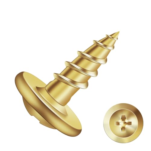 #8 x 1/2" Wood Screw 500Pcs Alloy Steel Standard Thread Truss Head Fast Self Tapping by SG TZH - size: #8 x 1/2"