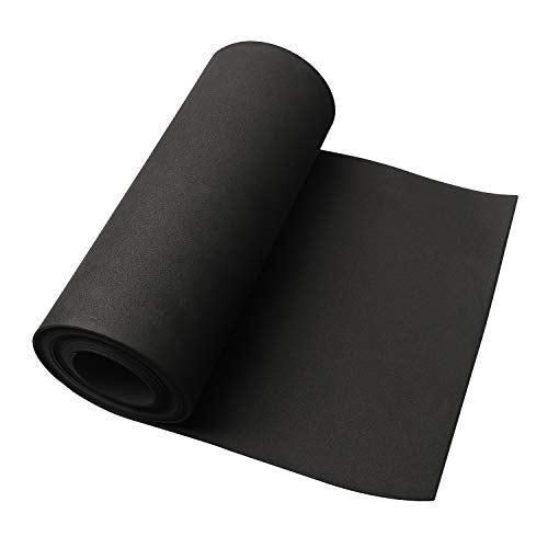 CASOMAN Professional Tool Box Liner and Drawer Liner - 16 inch(Wide) x 16 feet (Long), Non-Slip, Black - size: 16"W x 192"L