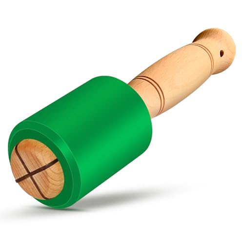 Wood Carving Mallet 12 oz - Non-Slip Urethane Head Woodworking Hammer for Chisels & Carving Tools (deep green) - color: Deep Green