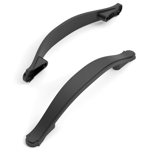 Amerdeco 10 Pack Matte Black Cabinet Pulls 3.75 Inch(96mm) Hole Center Drawer Pulls Cabinet Hardware Kitchen Cabinet Handles for Bathroom ZH0068 - color: Matte Black, size: 3.75"/96MM Hole Center