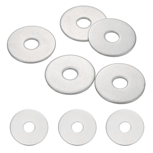 MECCANIXITY 5 Pcs M8 Stainless Steel Flat Washers Round Assortment Parts Spacers Assorted for Screws, Bolts, Plumbing, Automotive, Electrical 8.5mm ID 30mm OD 1.5mm Thick - size: M8, 8.5mm ID 30mm OD 1.5mm Thick