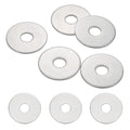 MECCANIXITY 5 Pcs M8 Stainless Steel Flat Washers Round Assortment Parts Spacers Assorted for Screws, Bolts, Plumbing, Automotive, Electrical 8.5mm ID 30mm OD 1.5mm Thick - size: M8, 8.5mm ID 30mm OD 1.5mm Thick