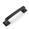 Amerdeco 10 Pack Matte Black 3-3/4 Inch(96mm) Hole Centers Kitchen Cabinet Pulls Hardware Kitchen Handles for Cabinets Cupboard Handles Drawer Pulls - color: Matte Black, size: 3.75" hole center