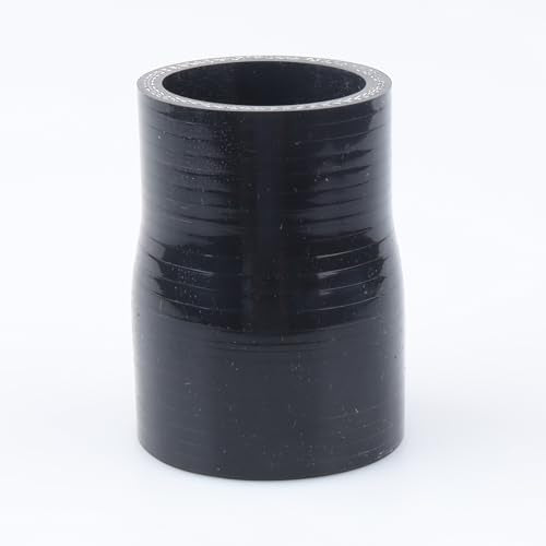 AC PERFORMANCE ID 1-7/8" to 1-5/8" Straight Silicone Hose Reducer Black - color: Black, size: ID 1-7/8" to 1-5/8" (48mm to 42mm)