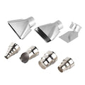 7pcs 35-40mm Heat Gun Nozzles Kit Stainless Steel Hot Air Soldering Station Replacement Parts for Repair Tool Accessory 1500-2000W