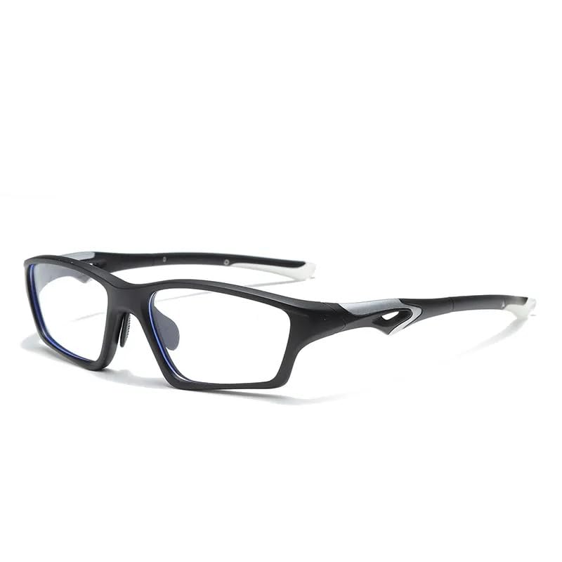 PG60 Lensless Pickleball Eyewear TR90 Sport Protective Glasses for Men - color: Black