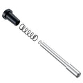 25 Pack Window Screen Plunger Latches with Caps Black - color: Black
