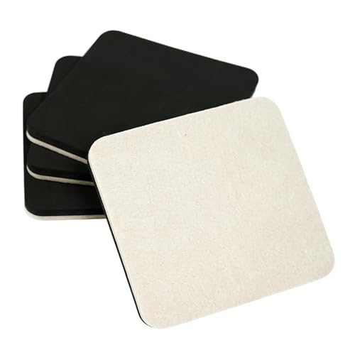 Felt Furniture Sliders 4 Pcs 5 Inch Furniture Slider for Hardwood Floors - size: 5 inch Square