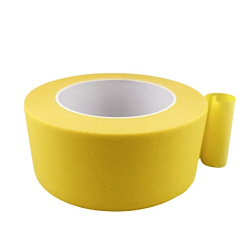 2 Inch Yellow Wide Masking Tape, 2 Inch X 55 Yard - color: Yellow, size: 2 Inch X 55 Yard