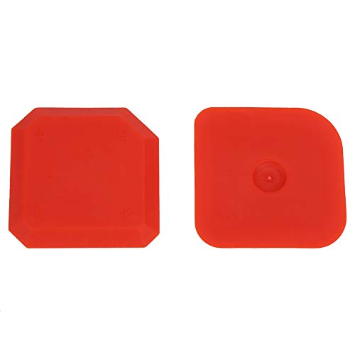 Caulking Tool Kit, Beauty Sewing Tool, 4 Pieces Caulk Tool Kit Sealant Silicone Finishing Tools for Bathroom Kitchen and Frames Sealant Seals (Red)