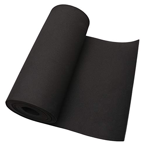 CASOMAN Professional Tool Box Liner, Drawer Liner, Shelf Liner, 18 inch(Wide) x 24 feet (Long), Non-Slip, Black - size: 18"W x 288"L
