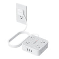 TESSAN Surge Protector Power Strip with 900J Surge Protection, 10 Ft, Grey - color: Grey with 1 USB C, size: 10 feet