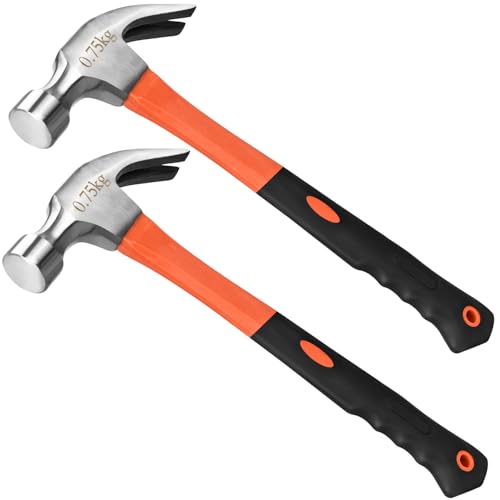 2pcs 24oz Claw Hammer, Straight Rip Claw Hammer - size: 2pcs 24oz