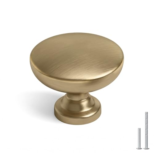 homdiy 25 Pack 1-3/16in Champagne Bronze Cabinet Knobs Dresser Closet Knobs - color: Champagne Bronze