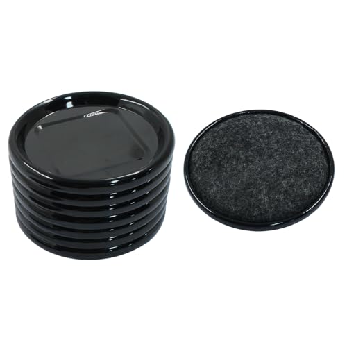 8Pcs Felt Furniture Sliders, Round, 3 inch Dia - size: Round, 3 inch Diameter
