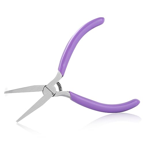 SPEEDWOX Flat Nose Pliers - Mini Duck Bill Pliers for Jewelry Making, Bending, Straightening, Shaping & Ring Opening - style: Flat Nose Pliers Smooth Jaws