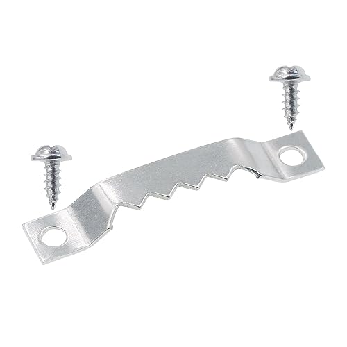 Sawtooth Picture Hangers, 100 pcs Small Picture Hanging Hook, Silver Picture Hangers with Screws Picture Hang Solutions, Picture Hanging Hardware for Paintings, Photos Frame, Artwork, Home Decor - size: Silver 100 pcs