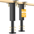 NESAPTO 2PCS Adjustable Height Bed Support Legs, 7.3-11 in Metal Bed Risers - size: 7.3"-12" (2pcs)