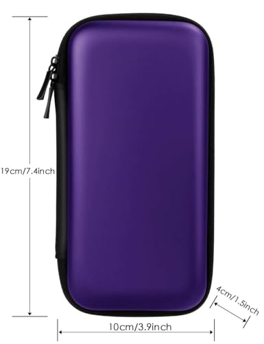 iMangoo Travel Essential Electronics Organizer Charger Case Carrying Pouch - color: Purple, size: Small