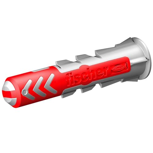 ffischer DuoPower Universal Wall Anchors for Fastenings in Concrete, Brick, Drywall and Wood, (100, Old, 3/16" x 1") - size: 3/16" x 1"