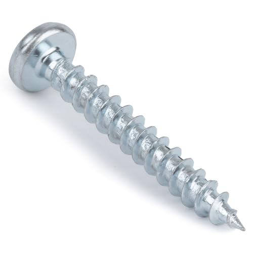 Spare Hardware Parts Replacement for IKEA Furniture Screw Chipboard Flat TRX Screw - Part #109563 | Chipboard Screw M4.0-1.8×30 Full Thread with PZD2 Recess| Pack of 12 - size: 109563