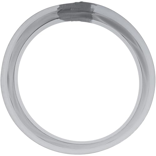 Repa Market 8" Inch Flexible Male Fit Duct Connector – Galvanized Steel Round Pipe Extender for Spiral Ducts – Vibration & Noise Reduction Coupler for HVAC Systems, Exhaust, and Dryer Vent Connections - size: 8" Inch