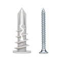 Self Drilling Drywall Anchors, 170PCS Heavy Duty Dry Wall Anchors and Screws Kit for Hanging Sheetrock, 85 Self-Tapping Plastic Drywall Hangers 85 Sheet Rock Screws-95 Lbs - size: 1size-85pcs