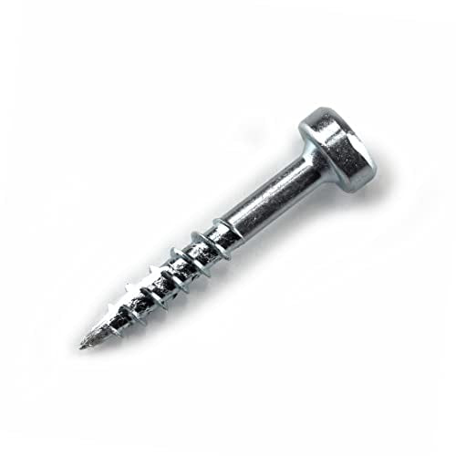 Kreg Zinc Pocket-Hole Screws - SPS-C1-100 - 1-Inch - Coarse Thread - Pan Head - Indoor - 100 Count