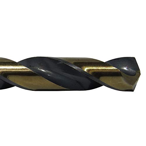 Drill America KFD3/64P12 KFD3/64 HSS Split Point Killer Force Jobber Length Drill Bit, 3/64", Black and Gold (Pack of 12) - KFD3/64P12 - size: 3/64"