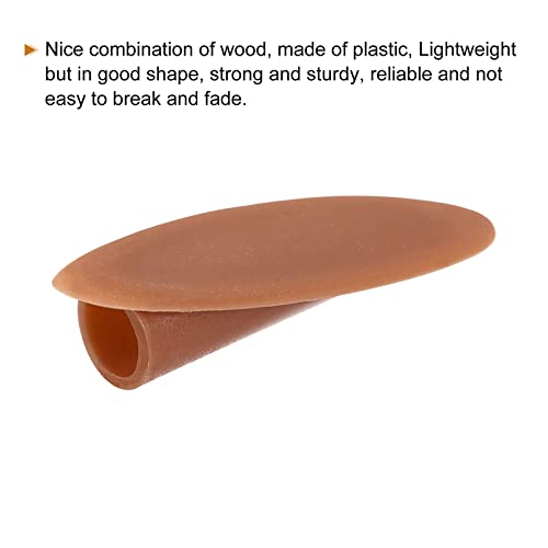 MECCANIXITY 9mm Plastic Pocket Hole Plugs,Wood Plugs for Pocket Hole Jig Working Tool Accessories,Brown Pack of 100 - color: Brown