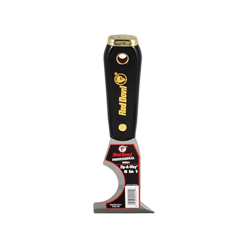 RED Devil 4251 6-in-1 Painters Tool: Scraper, Putty Knife, Roll Cleaner, Nail Setter, Gouger, Spreader, Open Paint Cans - style: 1 - Pack
