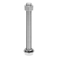 MECCANIXITY M12 x 110mm 304 Stainless Steel Hex Head Screws Bolts, Nuts, Flat & Lock Washers Assortment Kit, Fully Threaded, Bright Finish for Home, Electronic, Machine, 1 Sets - size: M12 x 110mm