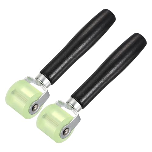 HARFINGTON 2pcs Car Seam Roller Automotive Audio Sound Deadening Roller - color: Green, size: 30mm/1.2"