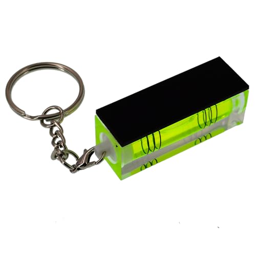 2 high-precision mini three line bubble level gauges, small household key hanging chain level ruler (magnetism, 44x15x17mm) - size: 44x15x17mm, style: magnetism