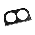 Zpana Car Double Hole Gauge Mounting Panel, 2 Inch Vehicle Dashboard Gauge Pillar Mounting Bracket Pod, Automotive Dash Instrument Holder Replacement, Universal for SUV Automobile Truck - size: Double Hole