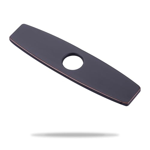 ARCORA 10.2 Inch Faucet Plate Sink Hole Cover Escutcheon - color: Oil Rubbed Bronze
