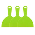 uxcell Putty Scraper 6" Plastic Flexible Putty Knives Disposable Spreader for Taping Drywall Wall Painting Green 3pcs - size: 6"