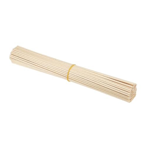 PATIKIL 1/16 x 8 Inch Wooden Dowel Rod, 110 Pcs Wood Dowels Unfinished Round Wood Sticks Hardwood Sticks for Craft DIY Projects Home Decor, Natural Color - size: 1/16 x 8 Inch