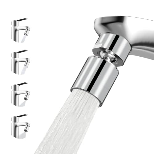 Hibbent NSF/ANSI/CAN 372 Certified 4 Modes Faucet Aerator, Chrome - color: Chrome, style: Upgraded Four Modes Faucet Aerator