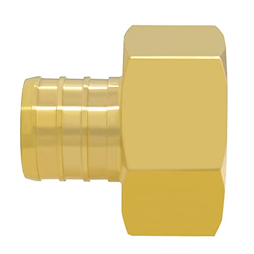 Hooshing 6 Pack 3/4" PEX to 3/4" Female NPT Adapter - size: 3/4" Pex x 3/4" NPT Female