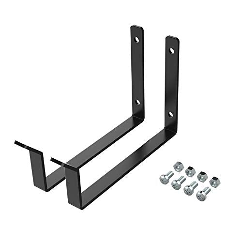 FLEXIMOUNTS 2 Pack Add-On Storage Utility Hooks, Black - color: Black