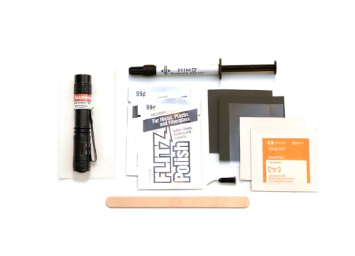 HIMG Bathtub & Shower Pan Repair Kit - Fits Toto White Sinks and Tubs - color: Toto White