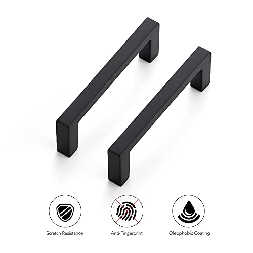 Ravinte Matte Black Cabinet Pulls Slim Cabinet Handles, 3 Inch CC, 30 Pack - size: 3" hole center