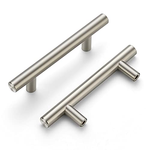 Ravinte Cabinet Handles,5" Length,3" Hole Center,Brushed Nickel,30 Pack - color: Satin Nickel